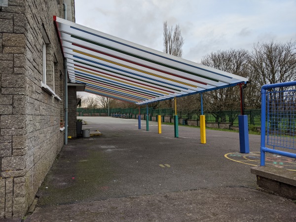 Large School Area Cover with multicoloured details. Gallery Image