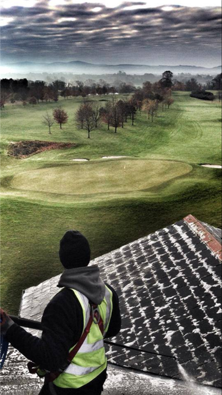 Roof treatment. Luttrellstown
golf club. Dublin  Gallery Image
