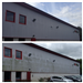 Kingspan industrial cladding cleaning. Before/After. Gallery Thumbnail