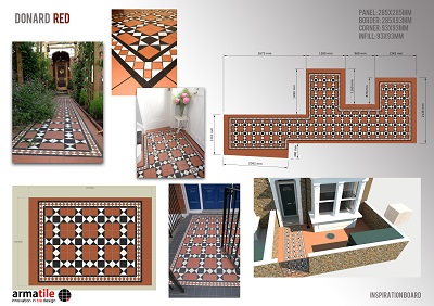 Victorian Style Tiles manufactured in Armagh by Armatile Gallery Image