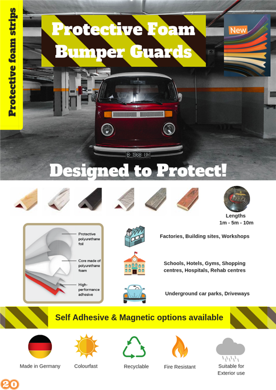 Safety Foam adhesive strips, suitable for indoor & outdoor. Gallery Image