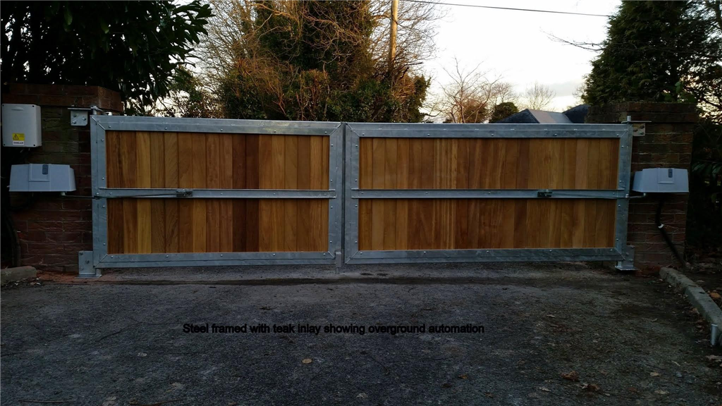 Different sized gates for tight drive ways coupled with an Overground Automation Gallery Image