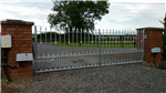 Overground Automation with Galvanised straight topped gates Gallery Thumbnail