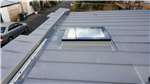 FAKRO DEF Award Winning Flat Roof Window on ZINC Roof  Gallery Thumbnail