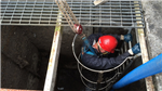 Here a good example of one of our technician performing a confined space access  Gallery Thumbnail