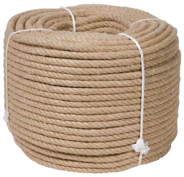 Sisal rope, hemp, hessian rope.  Gallery Image