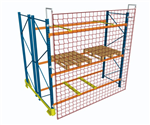 Pallet Rack protection net system.  Gallery Thumbnail