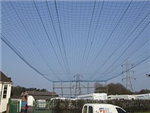 Power line crossing nets. Made to order to your own measure.  Gallery Thumbnail