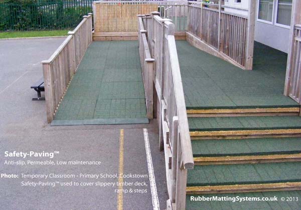 commercial anti slip -  safety paving -Cookstown Primary School Gallery Image