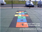 child safe - wetpour tile -  rubber matting systems - hopscotch Gallery Thumbnail
