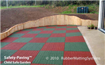 child safe outdoor - safety paving - rubber  safety surface Gallery Thumbnail