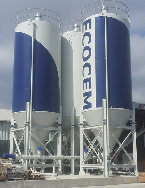 Previous project for 3 Silos based in Dublin Port, Co. Dublin.  Gallery Image