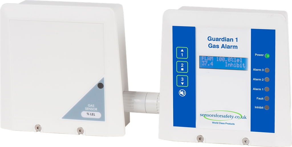 S4S Guardian® 1 Pumped safe area gas sensor. 4-20mA and Addressable for use with all S4S Guardian control panels. Gallery Image