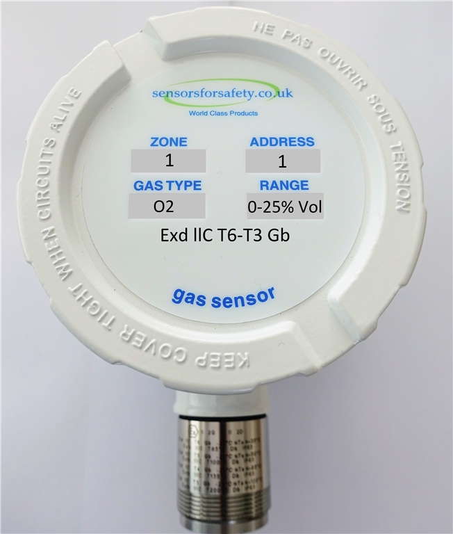 S4S Guardian® Point XDI Zone 1 and Zone 2 gas sensor. 4-20mA and Addressable for use with all S4S Guardian control panels. Gallery Image
