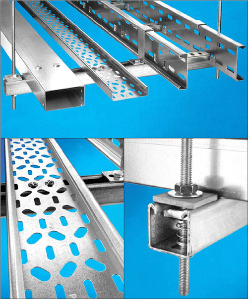 Dolphin Electrical Wholesale, we supply a range Galvanised Trunking & Cable Tray  Gallery Image