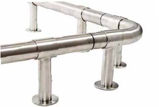 Stainless steel protection rail Gallery Image