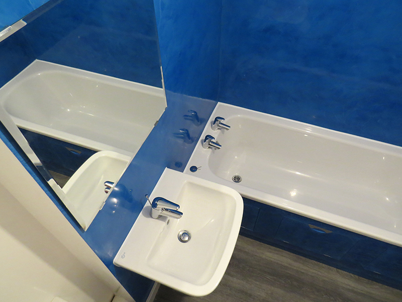 2 tone Polished Plaster bathroom Gallery Image