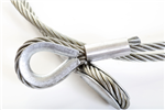Wire Winch cables
(1960 N/mm²) galvanised wire rope
6x36 wire steel core - choice of hook
 Gallery Thumbnail