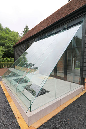Large glass porch to barn conversion  Gallery Image
