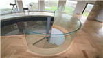 Frameless curved glass balustrade to spiral staircase  Gallery Thumbnail