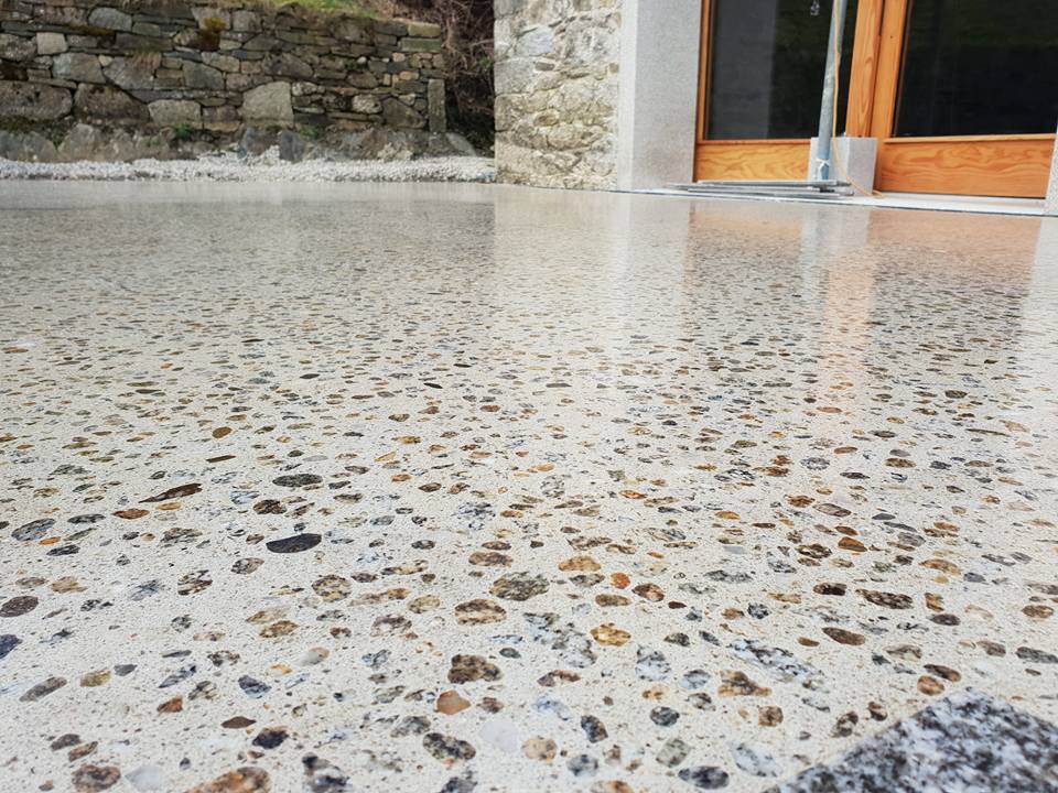 Polished Concrete Ireland Dublin, Polished Concrete Patio Ireland
