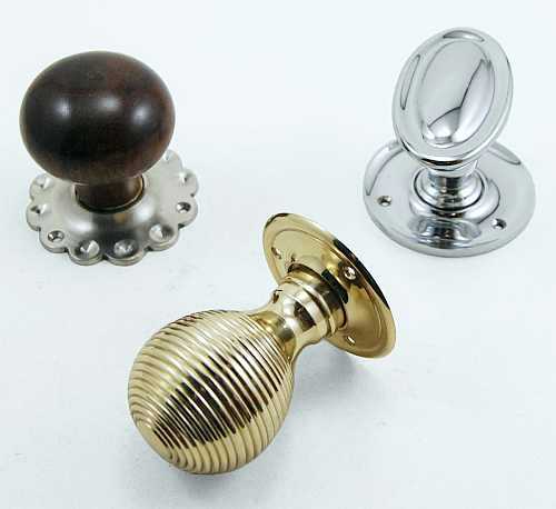 door knobs in varoius styles and finishes Gallery Image