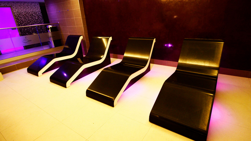 Heated Loungers complete with under lighting Gallery Image