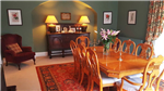Dining room, accent wall, green, decorators Gallery Thumbnail