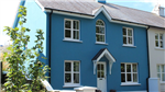 House, exterior, painting, Rosscarbery, petrol, blue Gallery Thumbnail