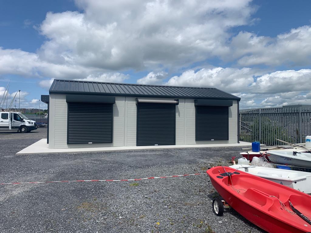 Galway Sailing Club with Shutters by Shanette Sheds Gallery Image