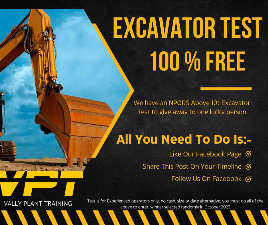 NPORS Excavator FREE Test Gallery Image
