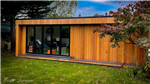 Lovely garden studio built in Watford using SIP panels and Red Western Cedar  Gallery Thumbnail