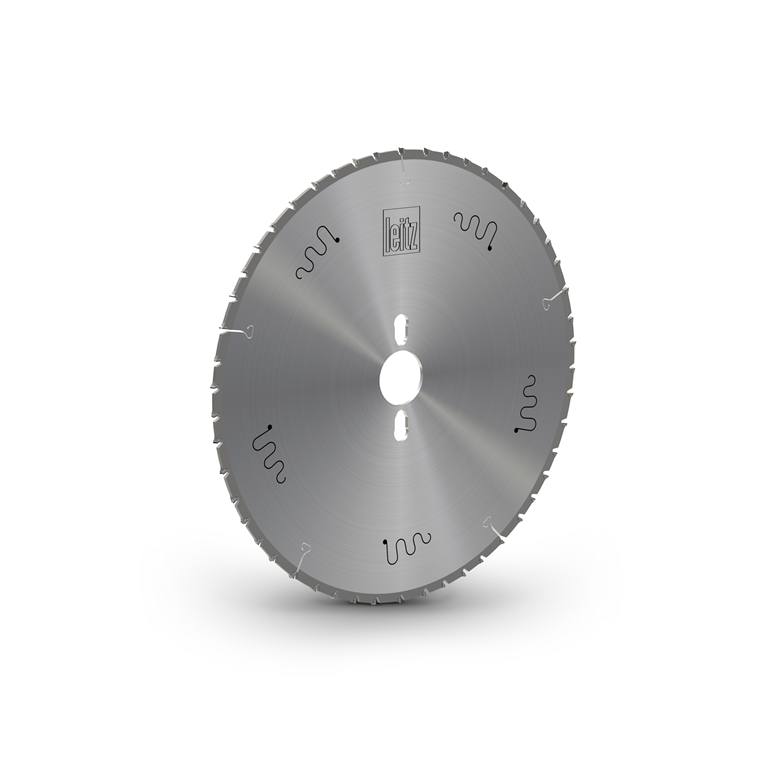 A WhisperCut circular saw blade designed for reduced noise when machining Gallery Image