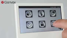 Genvex MVHR touch screen control panel Gallery Image