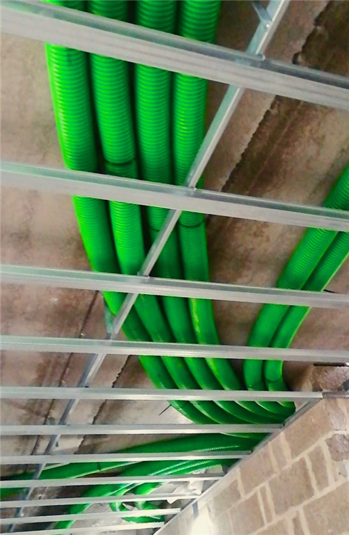 Plumbavent S90 ducting in place Gallery Image