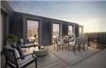©ArcMedia - Architectural Visualisation - Property Marketing CGI - Roof Terrace Gallery Thumbnail