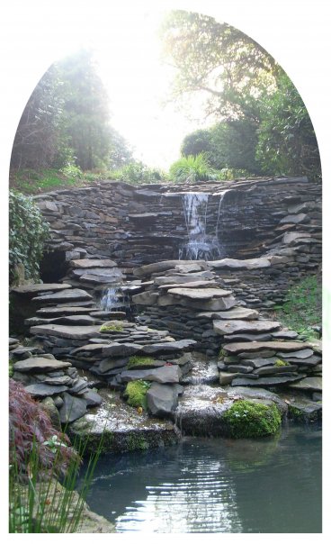 A waterfall designed and built by www.richardclegg.co.uk Gallery Image