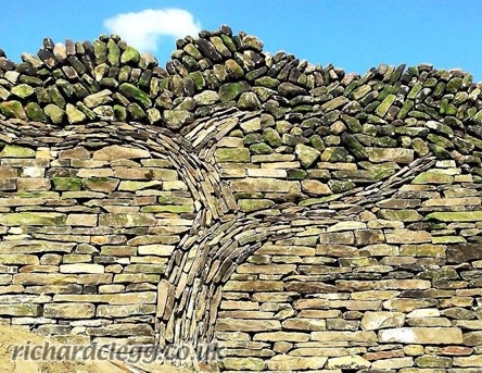 Dry stone tree. Designed and built by www.richardclegg.co.uk Gallery Image