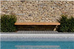 A poolside dry stone wall and seat by www.richardclegg.co.uk Gallery Thumbnail