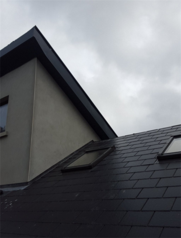Contemporary and dramatic Anthracite Grey roofline Gallery Image