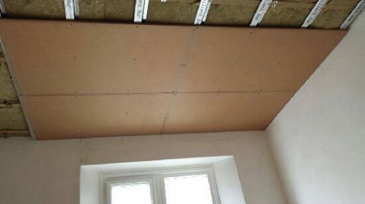 PhoneStar Sound Insulation Boards on Resilient Bars on Ceiling Gallery Image
