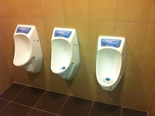 URIMAT compactplus waterless urinals at McDonald's Gallery Image