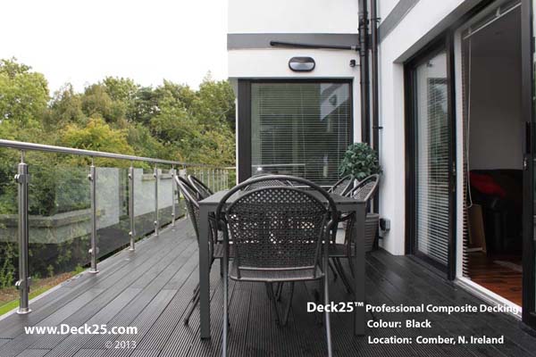 Composite Decking - Deck25 - Black Gallery Image