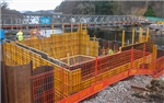 Pooley Bridge, England. 
Betts Construction formed the abutments within the cofferdams using the EFCO HAND-E-FORM system. Gallery Thumbnail
