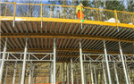 Pooley Bridge, England. 
Betts Construction use EFCO E-Z DECK Shore Towers to support the arched bridge during erection  Gallery Thumbnail