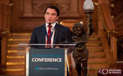 CFM's Contracts Director Joe Keenan speaks at Investors in People conference 2015 Gallery Image
