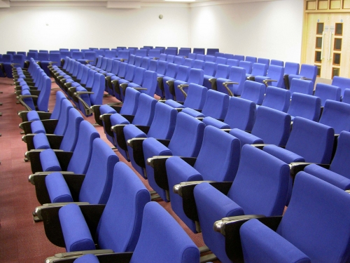 Lecture theatre seating with optional writing tablets Gallery Image