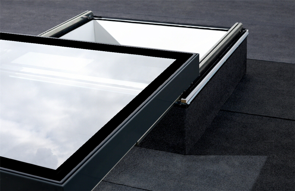 Sliding rooflight in glass Solarglaze skylights  Gallery Image