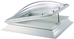 polycarbonate rooflight with electric hinge mechanism Thermadome Gallery Thumbnail