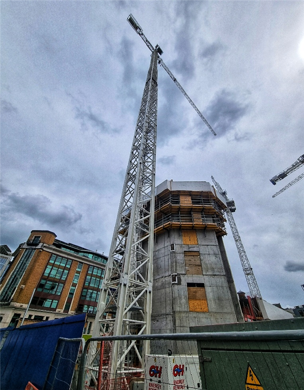 Ireland's tallest Tower Crane (September 2022) Gallery Image